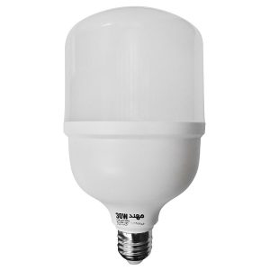 لامپ 30 وات استوانه ای ال ای دیٍ E27 - افتابی